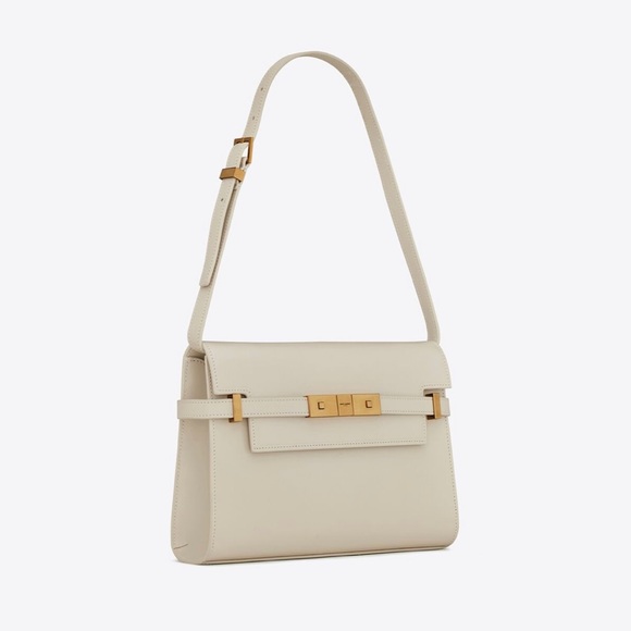 Saint Laurent Small Manhattan Shoulder Bag in Blanc Vintage - Picture 5 of 8